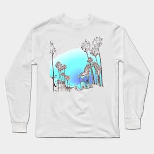 Miami Palms Long Sleeve T-Shirt